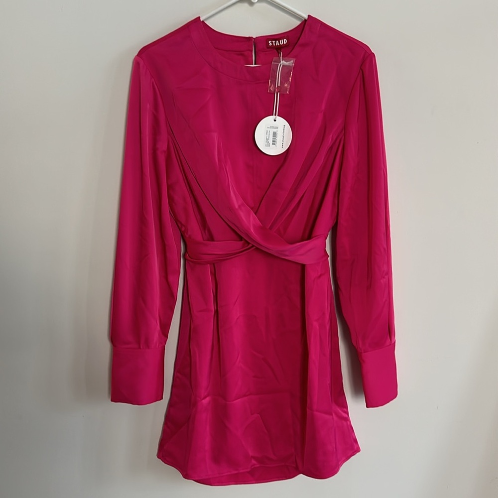 STAUD Mini Crosshill Dress Sz M **NWT**